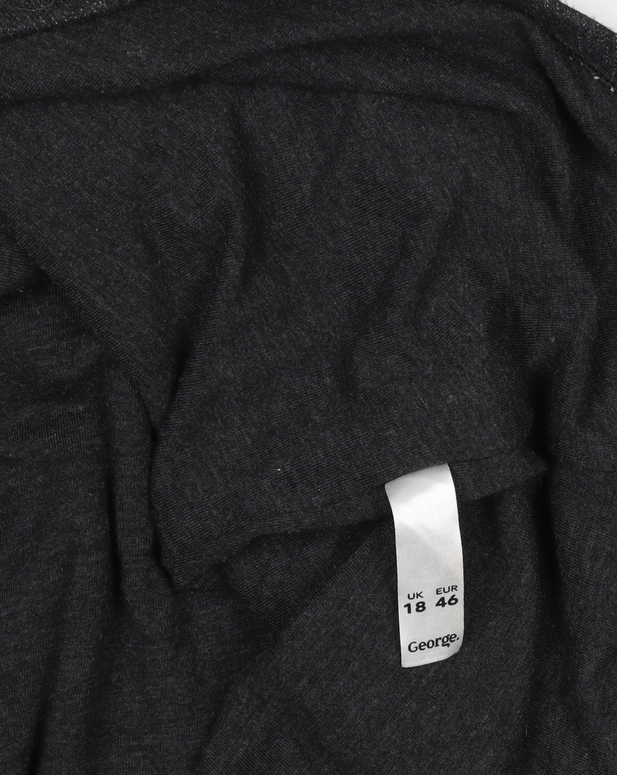 George Women’s Grey Hooded Belted Coatigan Size 18 Long Sleeve