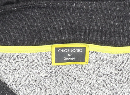 George Women’s Grey Hooded Belted Coatigan Size 18 Long Sleeve