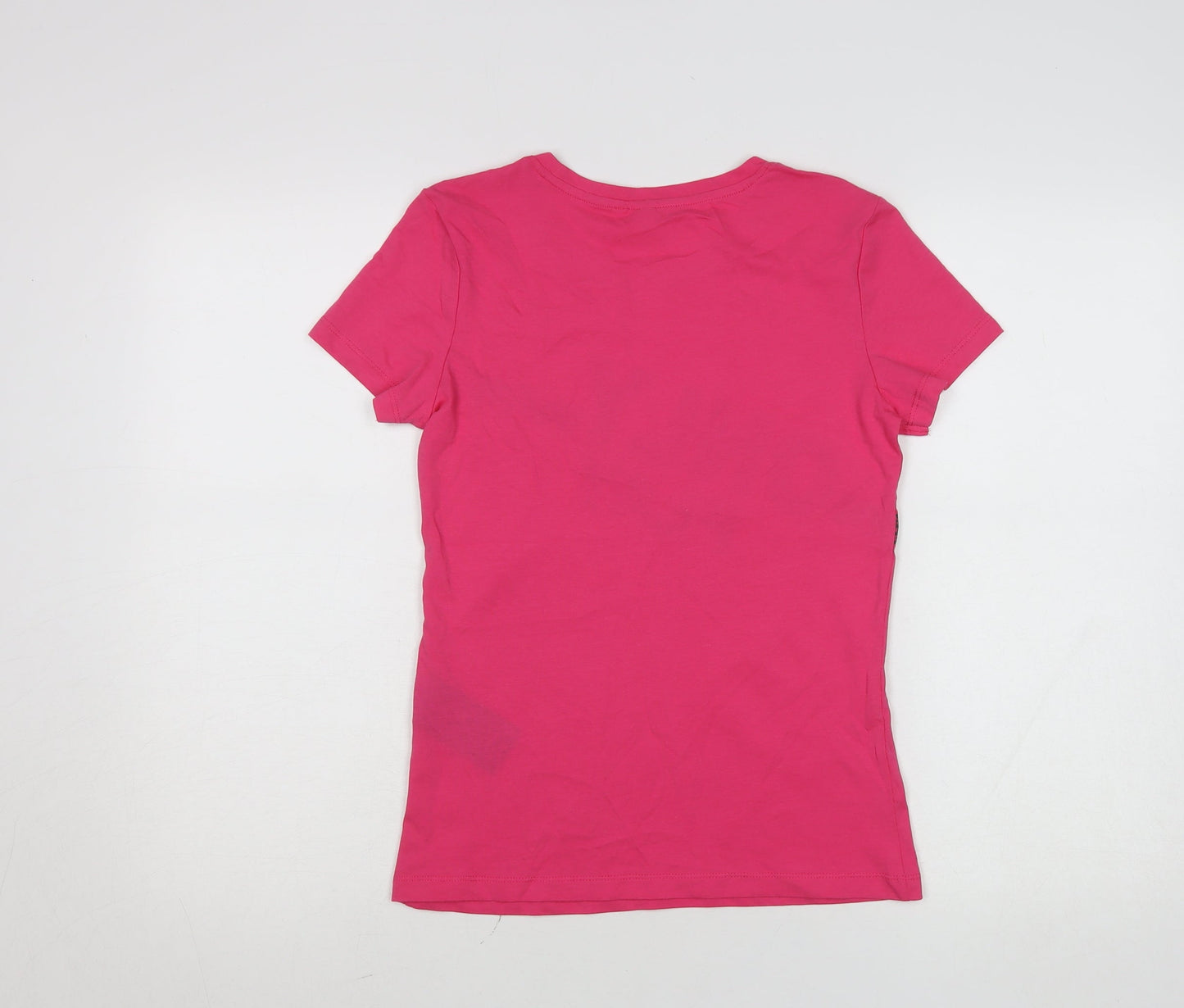 Womens UK Size XS Only Play Pink Basic T-Shirt