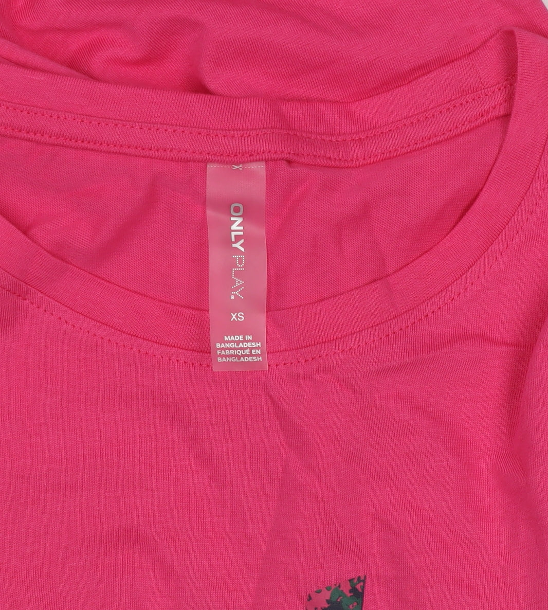 Womens UK Size XS Only Play Pink Basic T-Shirt
