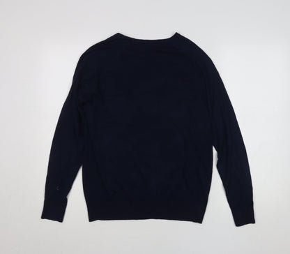Dunnes Stores Men’s Navy Blue Large Pullover Jumper Crew Neck Knitwear