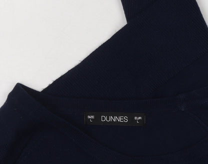Dunnes Stores Men’s Navy Blue Large Pullover Jumper Crew Neck Knitwear