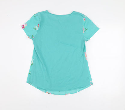 Womens UK Size XS Van Heusen Blue Tunic Blouse