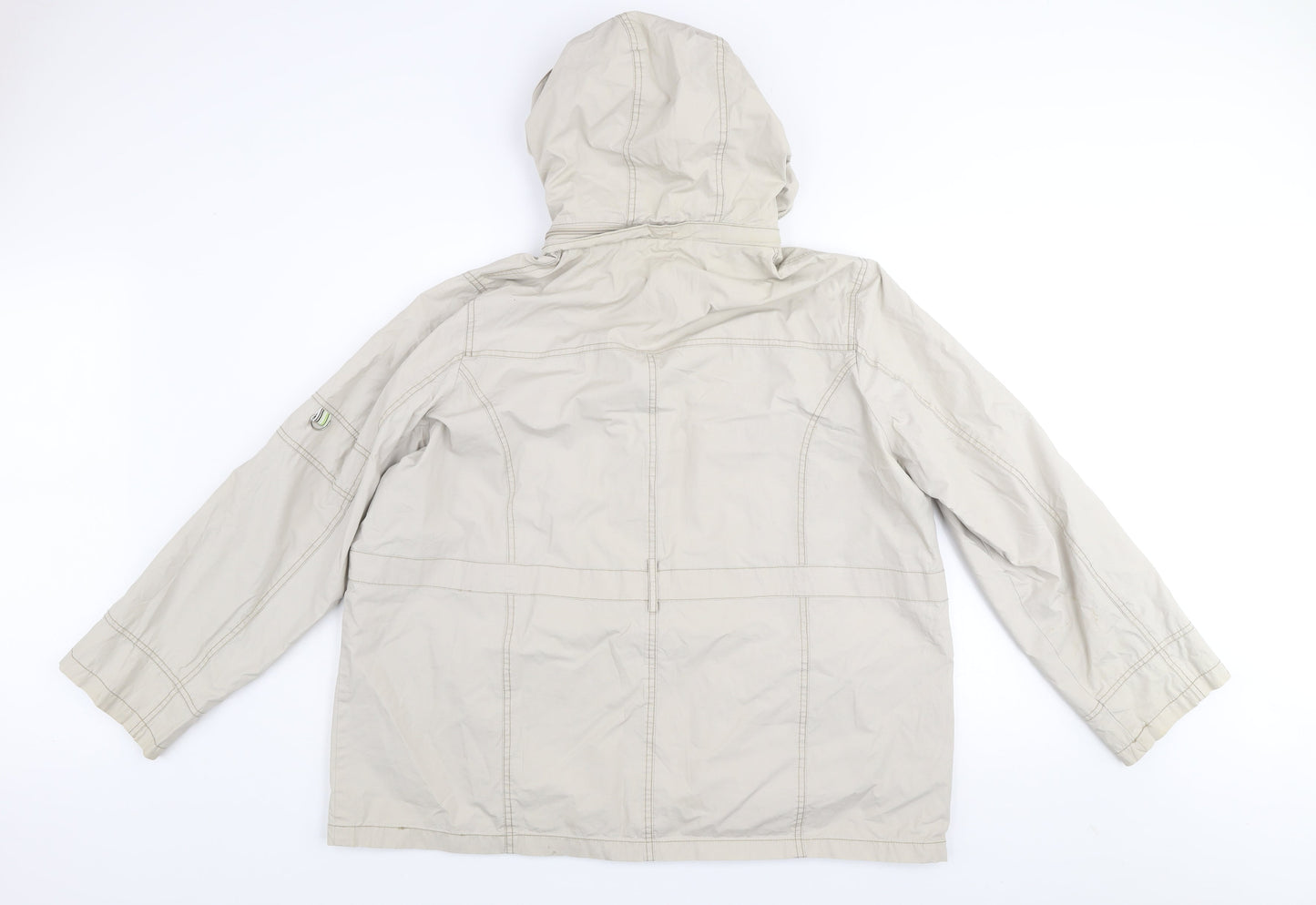 Womens UK Size L bm casual Beige Parka Coat