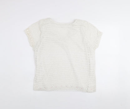 Womens UK Size 20 Debenhams Classics Ivory Camisole Blouse
