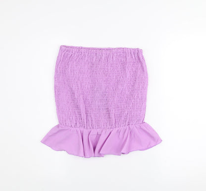Womens UK Size S South Beach Purple Camisole Tank