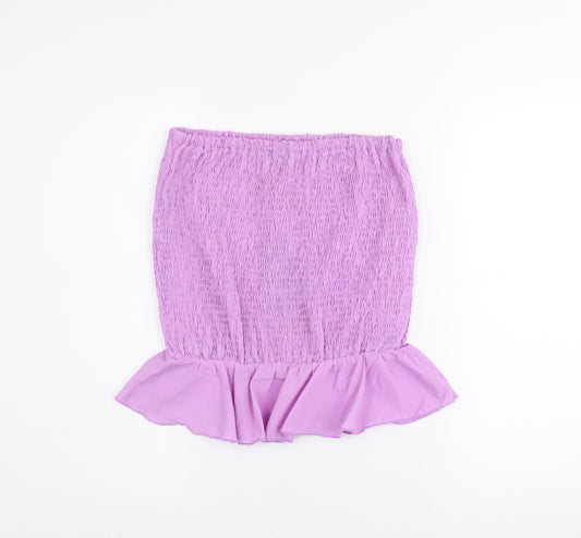 Womens UK Size S South Beach Purple Camisole Tank