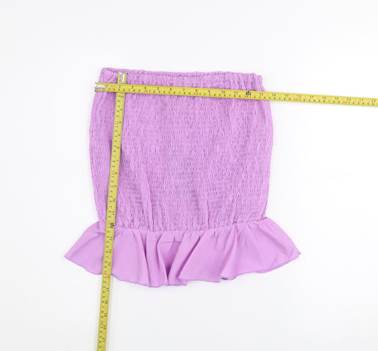 Womens UK Size S South Beach Purple Camisole Tank