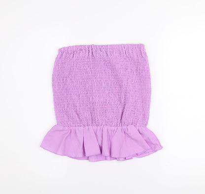 Womens UK Size S South Beach Purple Camisole Tank