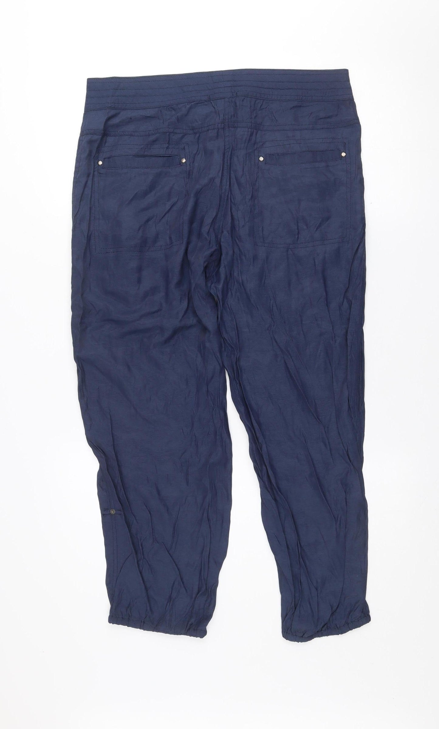 Womens UK Size 10 Mandi Regular Fit Jogger Blue Trousers