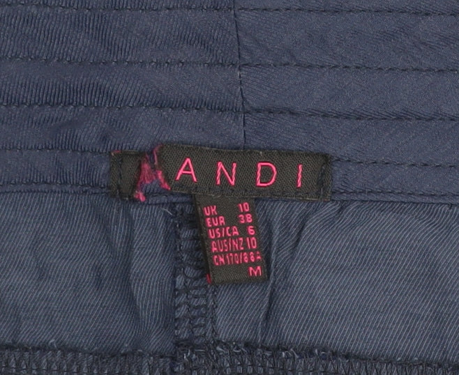 Womens UK Size 10 Mandi Regular Fit Jogger Blue Trousers