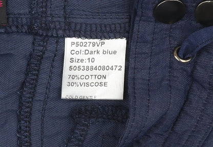 Womens UK Size 10 Mandi Regular Fit Jogger Blue Trousers