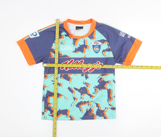 Masita Boys Multicoloured Camouflage GAA Kellogg's Short Sleeve Sports T-Shirt 2 Years