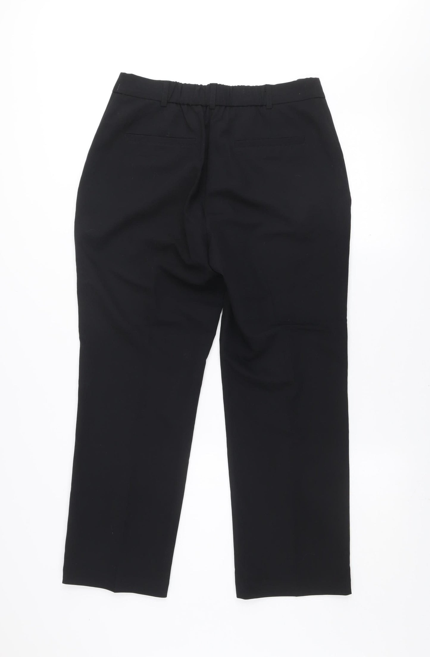 Womens UK Size 12 Dunnes Regular Fit Business Workwear Casual Black Trousers