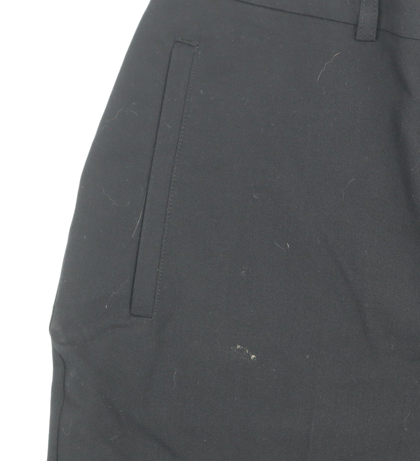 Womens UK Size 12 Dunnes Regular Fit Business Workwear Casual Black Trousers