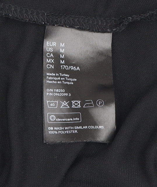 Womens UK Size 12 H&M Black Basic Blouse