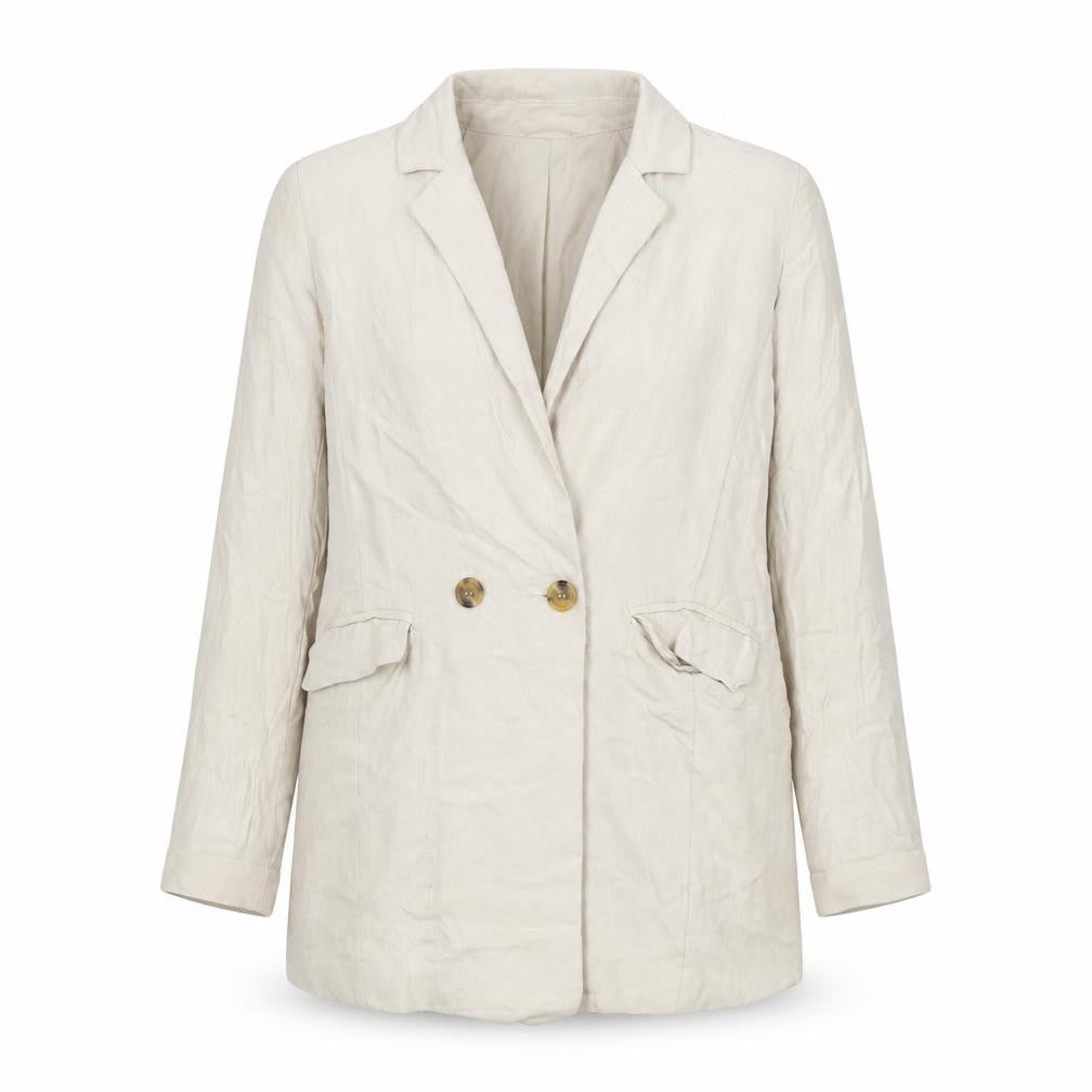 Womens UK Size 10 Dotti Beige Basic Jacket