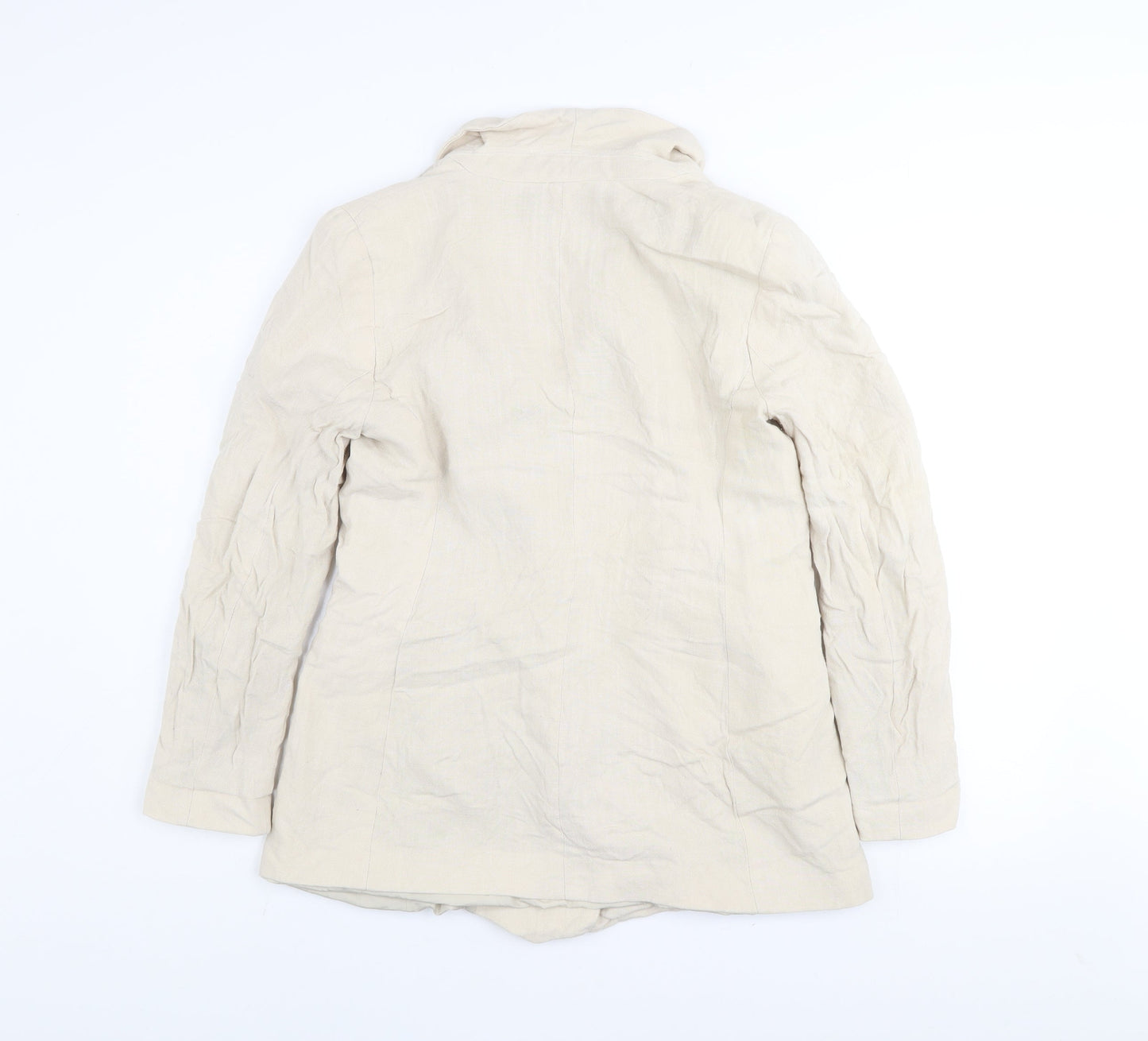Womens UK Size 10 Dotti Beige Basic Jacket