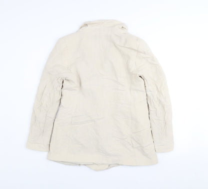 Womens UK Size 10 Dotti Beige Basic Jacket