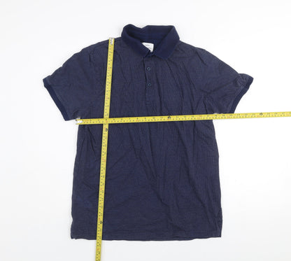 Mens UK Size L Peter Werth 100% Cotton Polo Shirt