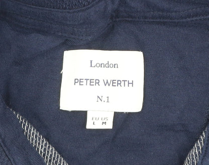 Mens UK Size L Peter Werth 100% Cotton Polo Shirt
