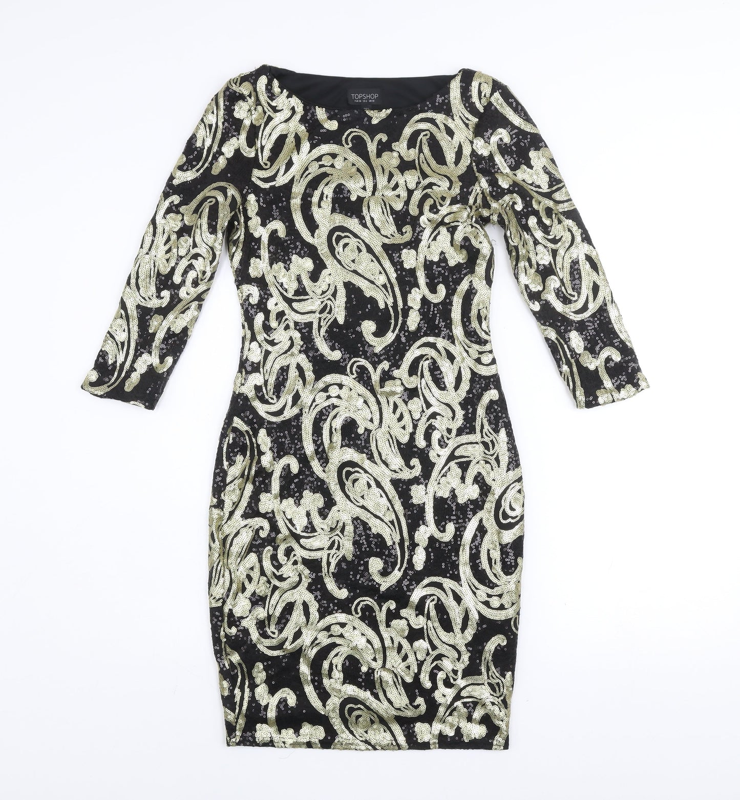 Womens UK Size 10 Topshop Bodycon Dress