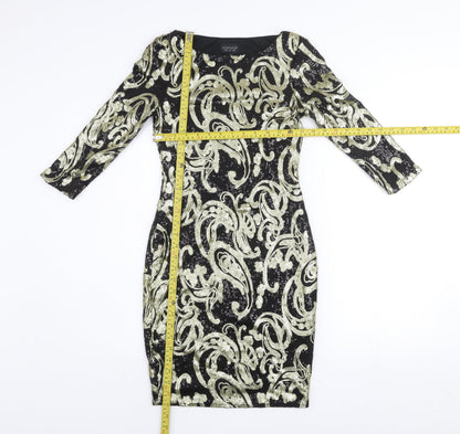 Womens UK Size 10 Topshop Bodycon Dress