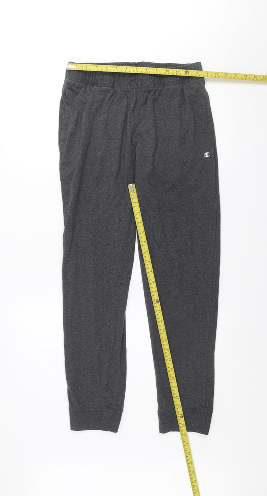 Mens UK Size M Champion Regular Fit Jogger Grey Trousers