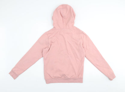 Womens UK Size S PUMA Pink Pullover Hoodie