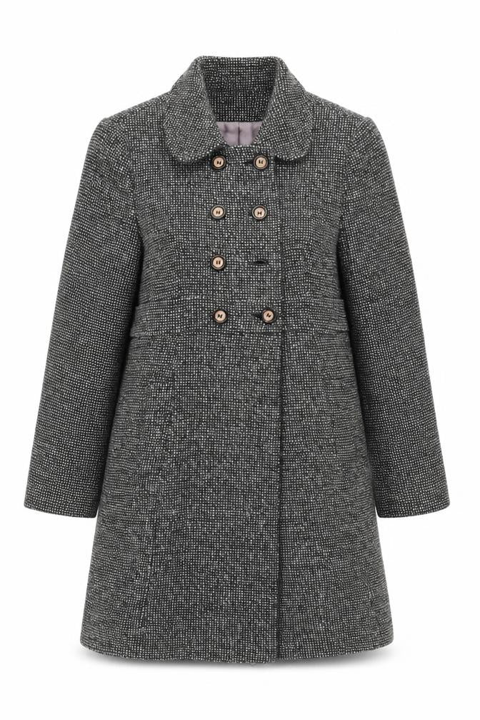 Womens UK Size 12 Debenhams Grey Overcoat
