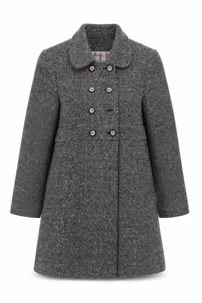Womens UK Size 12 Debenhams Grey Overcoat
