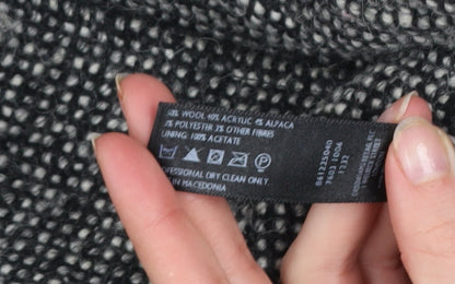 Womens UK Size 12 Debenhams Grey Overcoat