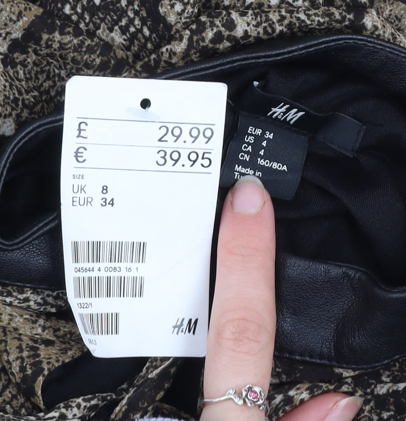 Womens UK Size 8 H&M A-Line Dress