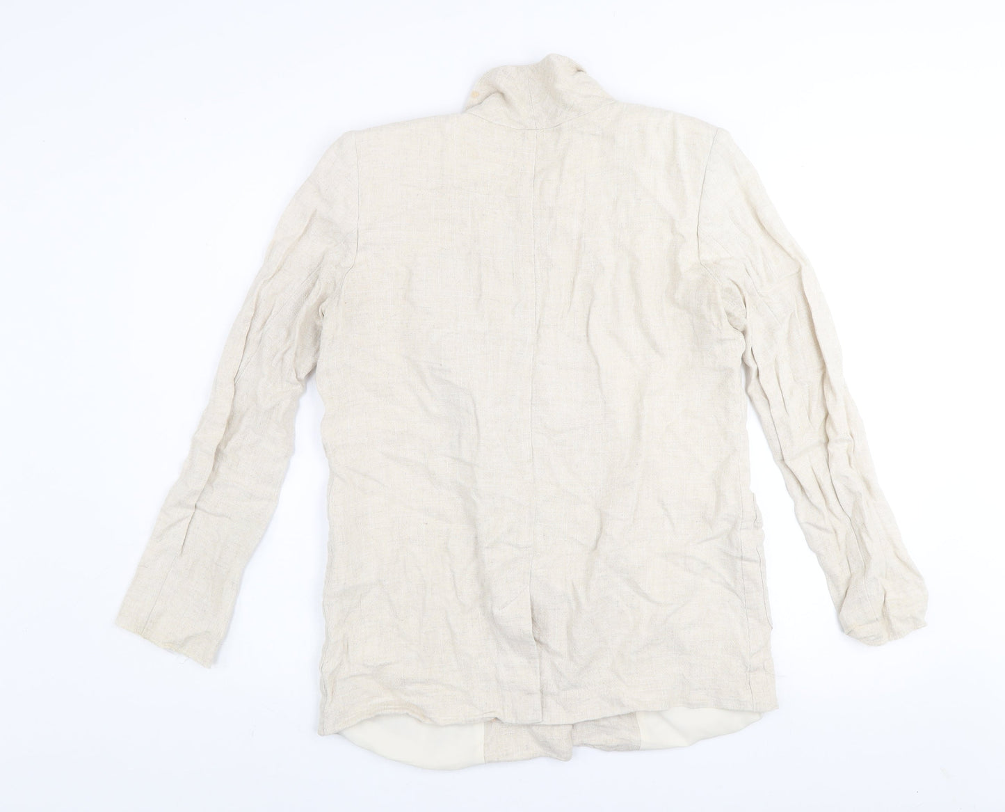 Womens UK Size 8 Topshop Beige Basic Jacket