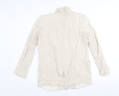 Womens UK Size 8 Topshop Beige Basic Jacket