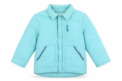 Girls UK Size 2-3 Years Leigh Tucker Willow Blue Puffer Jacket