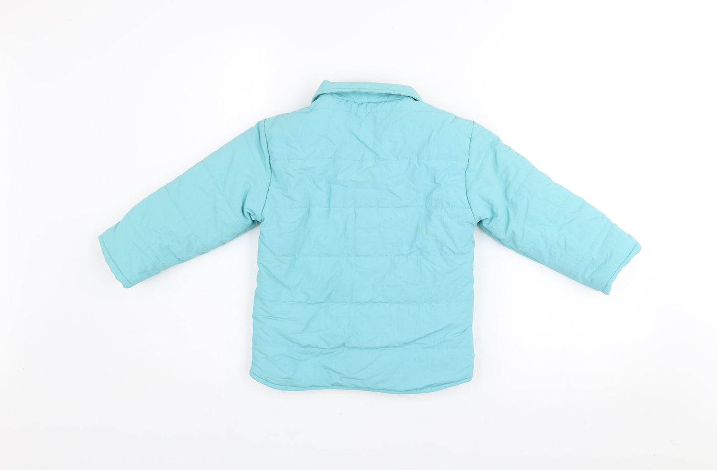 Girls UK Size 2-3 Years Leigh Tucker Willow Blue Puffer Jacket