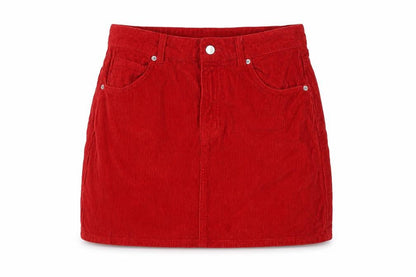 Womens UK Size 10 Topshop Straight & Pencil Corduroy Skirt