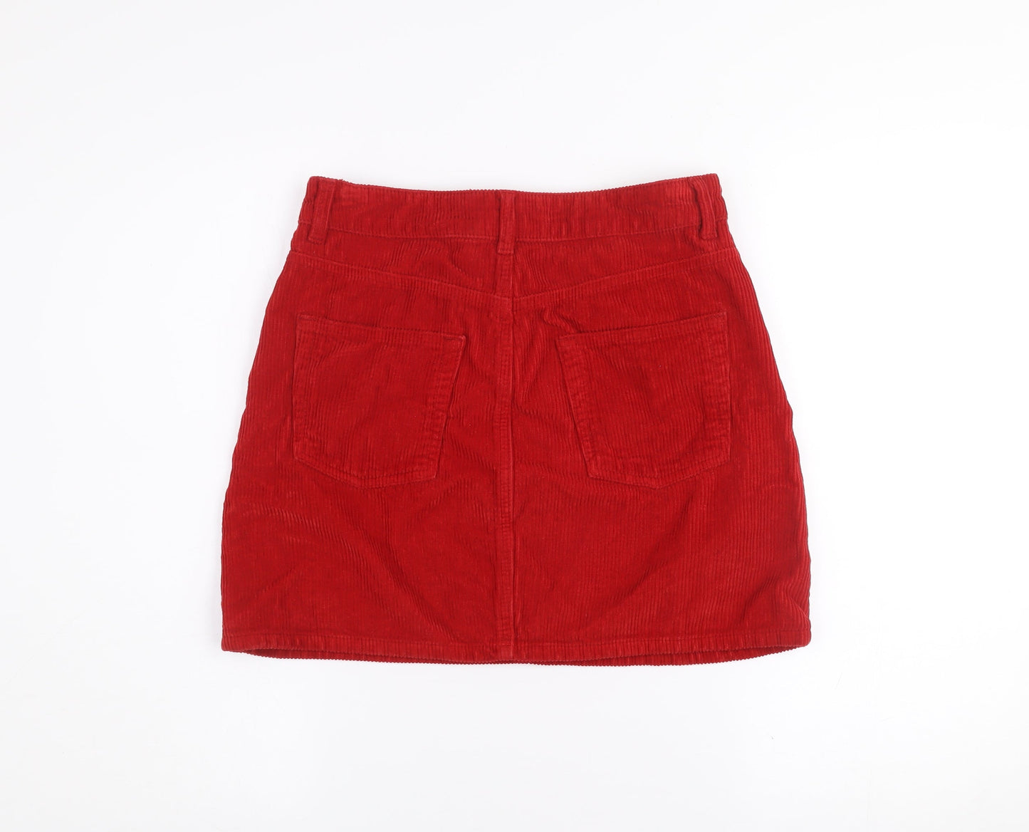 Womens UK Size 10 Topshop Straight & Pencil Corduroy Skirt