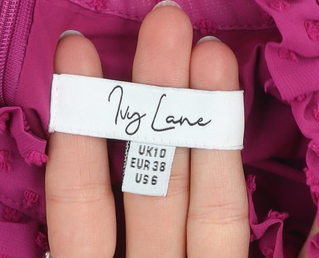 Womens UK Size 10 Ivy Lane A-Line Dress