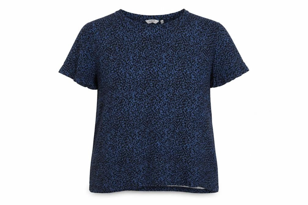 Womens UK Size XL b.young Blue Basic T-Shirt