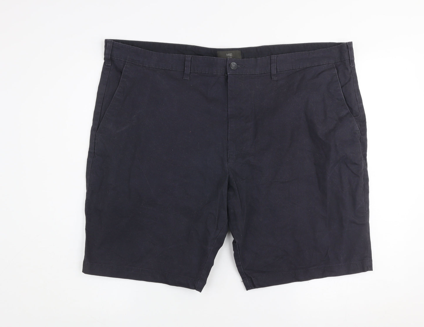 Marks and Spencer Men’s Blue Chino Shorts Size 44 Regular Fit