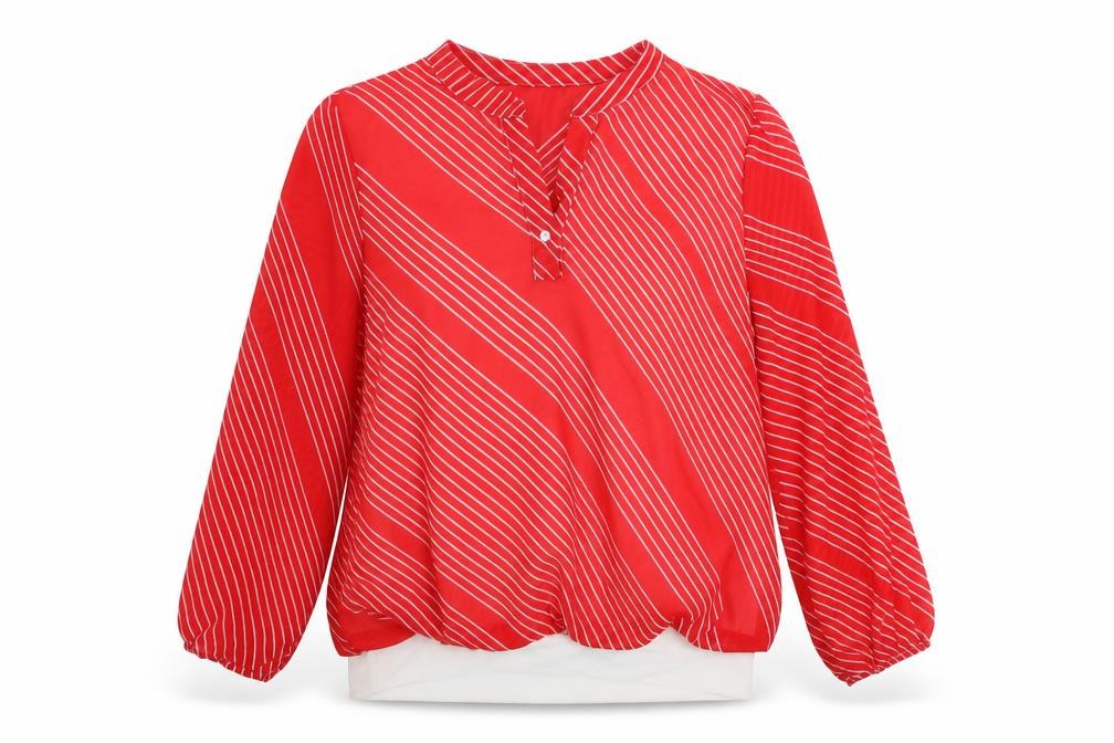 Womens UK Size 14 Gerard Red Tunic Blouse