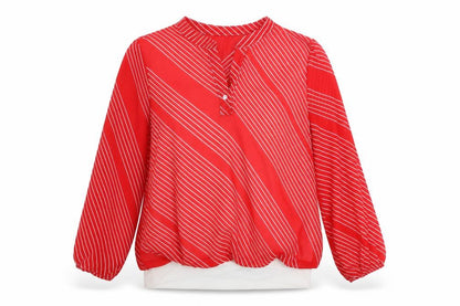 Womens UK Size 14 Gerard Red Tunic Blouse