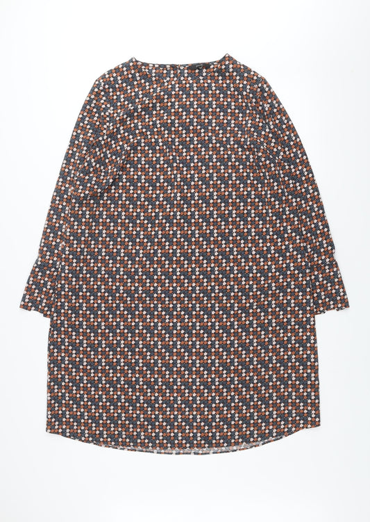 Next Women’s Multicoloured Geometric Shift Dress Size 18