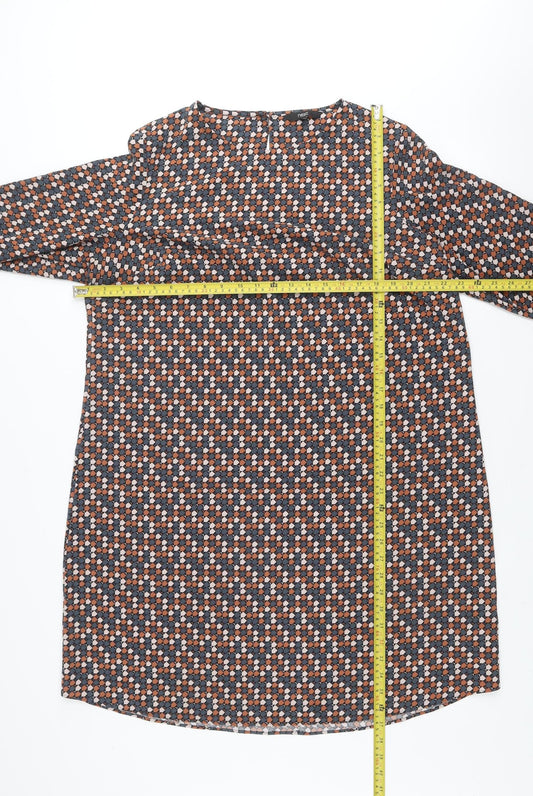 Next Women’s Multicoloured Geometric Shift Dress Size 18