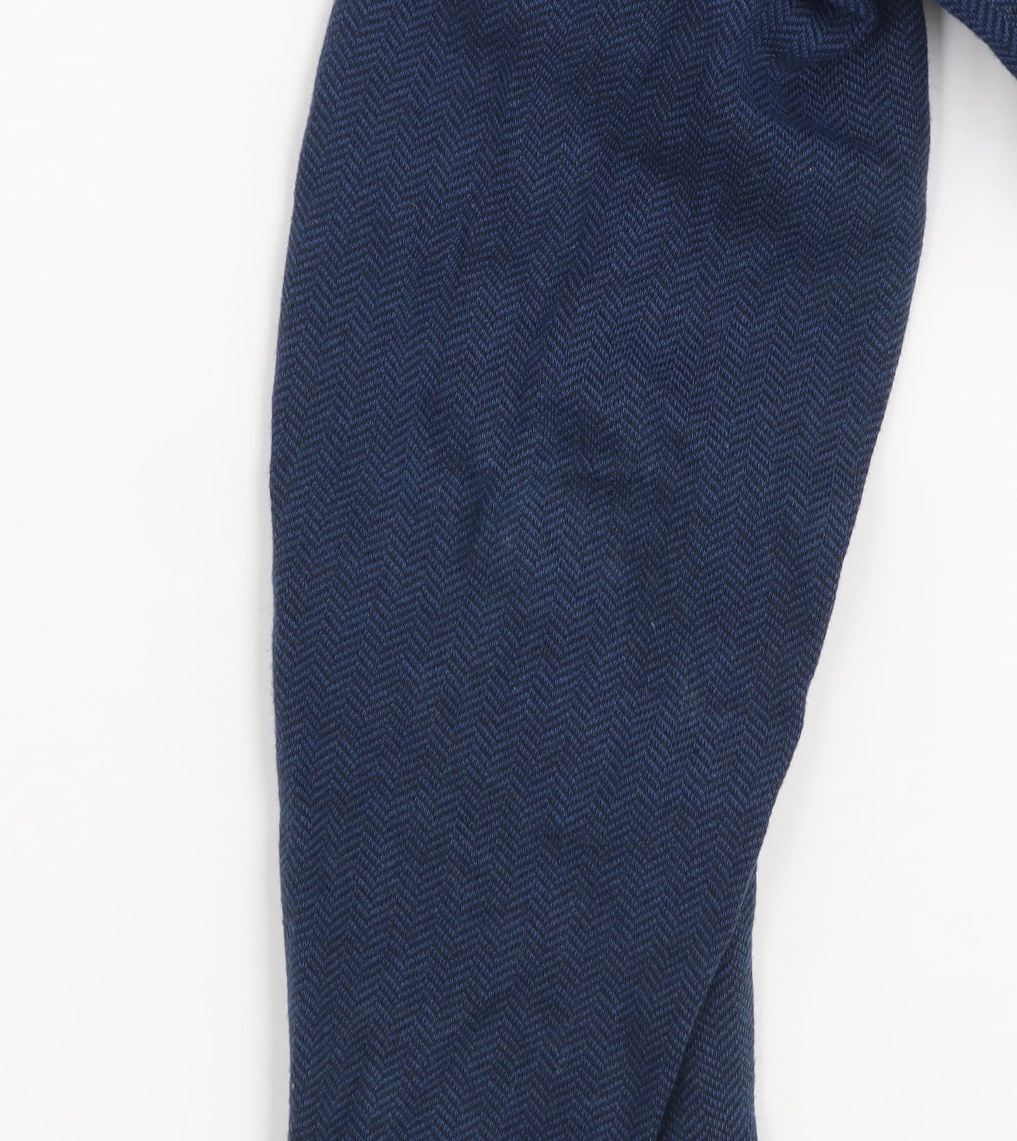 XV Kings Men's Blue 1/4 Zip Cotton Knit Sweatshirt Size M