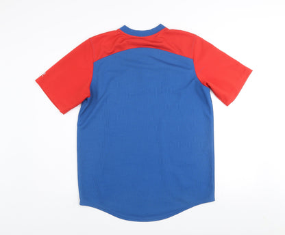 Genuine Merchandise Men Blue Red Chicago Cubs Baseball Jersey T-Shirt Size M