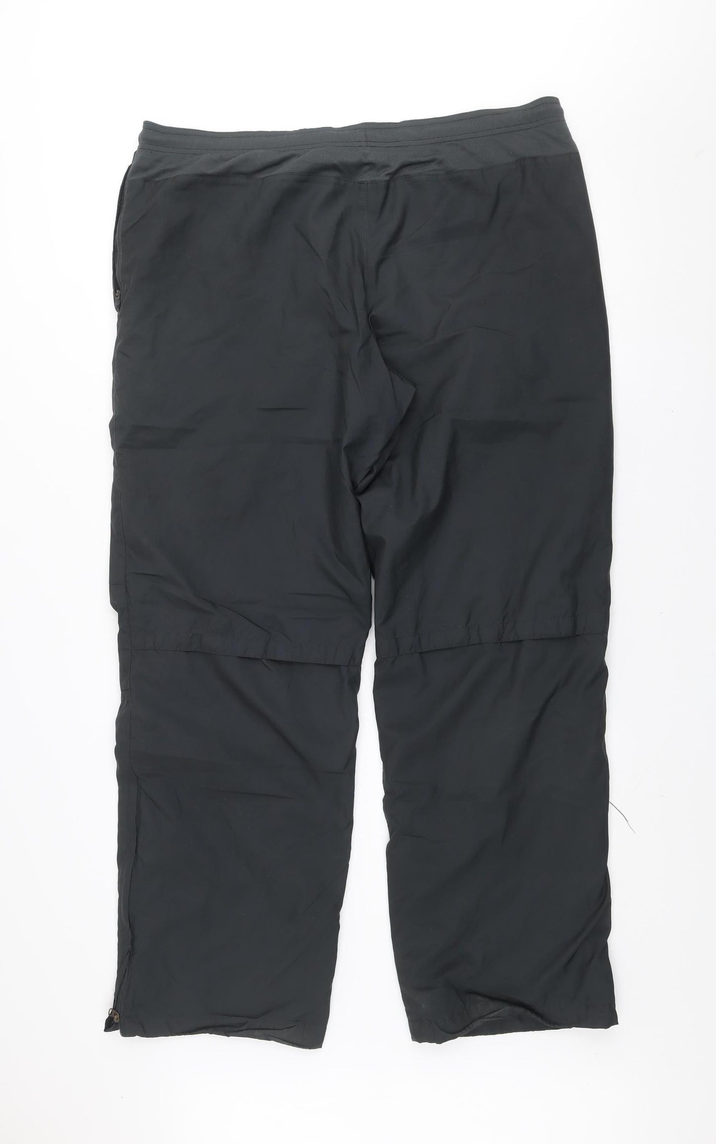 Nike Mens Black L Manchester United Track Pants Activewear Trousers