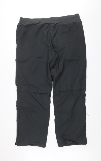 Nike Mens Black L Manchester United Track Pants Activewear Trousers